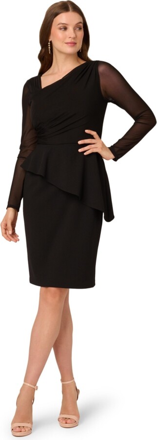Adrianna Papell Women's Asymmetric Sheath Dress