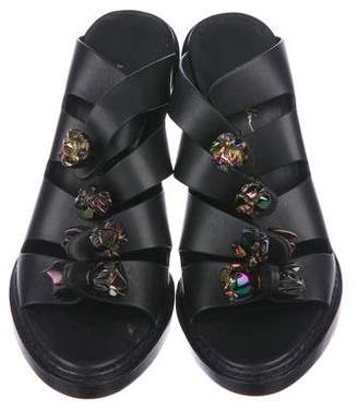 3.1 Phillip Lim Leather Slide Sandals