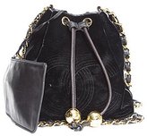 Thumbnail for your product : Chanel Velvet Vintage Drawstring Crossbody Bag