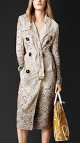 Thumbnail for your product : Burberry Dégradé Lace Trench Coat