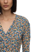 Thumbnail for your product : ATLEIN Floral Print Jersey Midi Dress