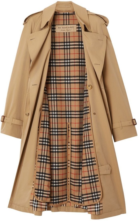 Burberry chelsea and kensington trench coat warmer Clearance