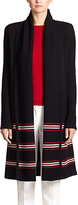 Thumbnail for your product : St. John Striped Topper Cardigan
