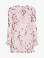 Giambattista Valli Silk Floral Mini Dress