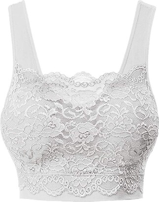 Gorgeous White Soft-padded Lace Bralette