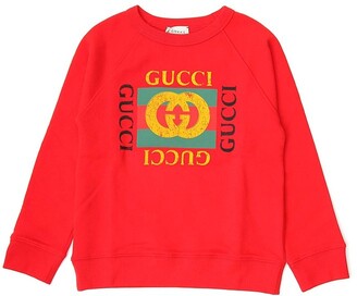 Gucci Children Logo Printed Sweatshirt