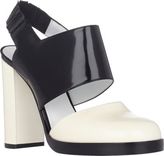 Thumbnail for your product : Jil Sander Colorblack Slingback Sandals-White