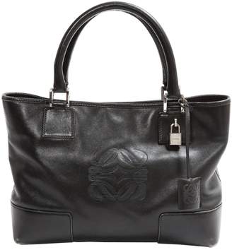 Loewe Amazona Black Leather Handbags