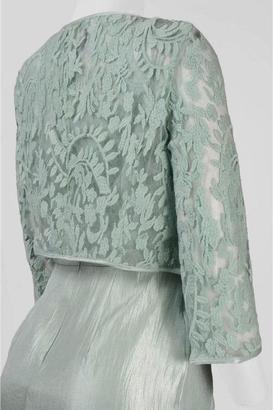 Adrianna Papell Bateau Neck Viscose Dress with Jacket 11254090