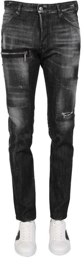 DSQUARED2 Black Men's Jeans | ShopStyle