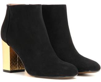 Marni Suede and leather ankle boots