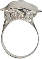 Thumbnail for your product : Jiye Shin Silver Quartz Dolphin Ring