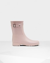 short pink rain boots