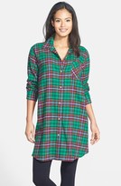 Thumbnail for your product : Lauren Ralph Lauren Plaid Flannel Sleep Shirt