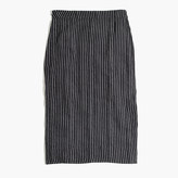 Thumbnail for your product : Madewell Striped Side-Slit Midi Skirt