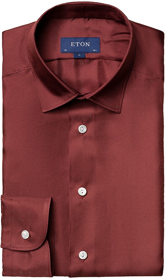 Red Slim Fit Shirts For Men | Shop the world's largest collection 