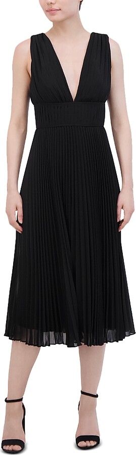 SALE!【BCBG MAXAZRIA】Ruched Midi Cocktail Dress BCBGMAXAZRIA Ruched Midi Dress - ShopStyle