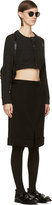 Thumbnail for your product : Comme des Garcons Black Rolled Hem Skirt