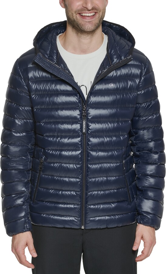 calvin klein packable down jacket waterproof