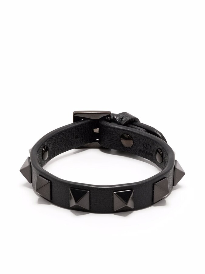 Valentino Leather Bracelet | Shop the world's largest collection of fashion  | ShopStyle