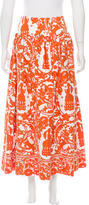 Thumbnail for your product : Carolina Herrera Printed Maxi Skirt