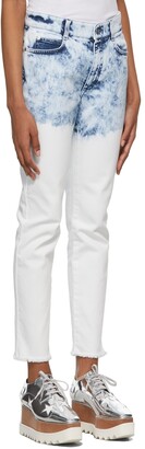 Stella McCartney Blue & Off-White Skinny Jeans