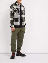 Thumbnail for your product : Off-White Off White Mid Rise Cotton Blend Cargo Trousers - Mens - Green