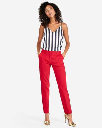 Express Petite Mid Rise Columnist Ankle Pant