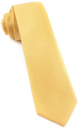 The Tie Bar TheTieBar 100% Woven Silk Solid Texture Skinny Tie