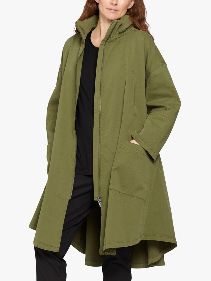 Masai Copenhagen Trixi Twill Coat, Olive ShopStyle