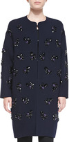 Thumbnail for your product : Diane von Furstenberg Long Jewel Flower Coat