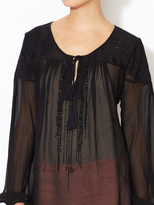 Thumbnail for your product : Gold Hawk Peasant Tassel Shirt