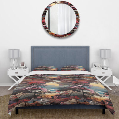 Design Art Mountain Ukiyo E Landscapes II Bedding