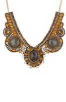 Thumbnail for your product : G Lish G-Lish Large Embellished Bib Necklace