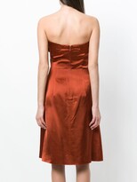 Thumbnail for your product : Versace Pre-Owned 1990s Draped Strapless Dress