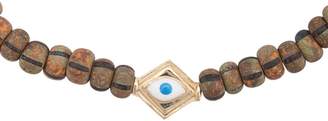 Luis Morais Evil Eye enameled lozenge bracelet