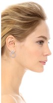 Thumbnail for your product : Kenneth Jay Lane Circular Double Row Earrings