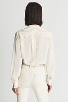 Thumbnail for your product : Reiss Embroidered Front Blouse