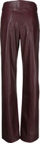 Thumbnail for your product : ANOUKI Faux-Leather Wide-Leg Pants