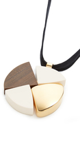 Thumbnail for your product : Marni Wood Pendant Necklace