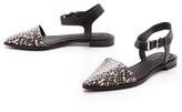 Thumbnail for your product : Rachel Zoe Iris Ankle Strap Flats