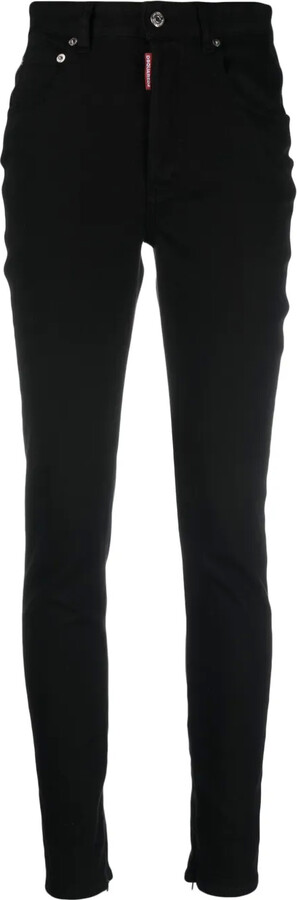 High-Waist Slim-Cut Jeans