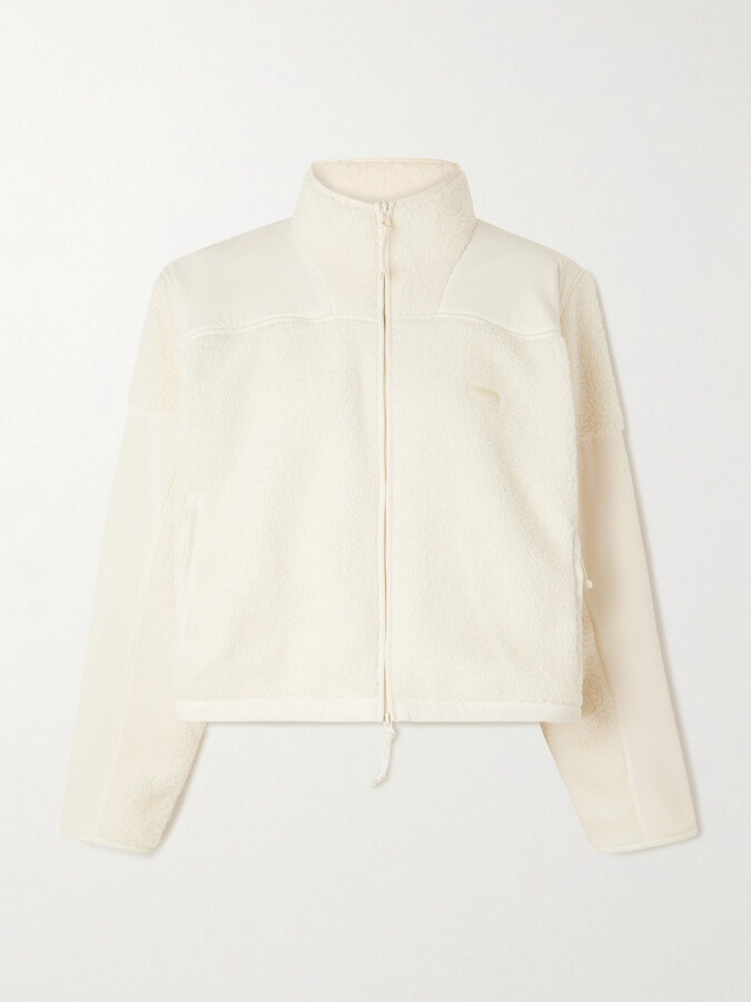 SKIMS - Teddy Boxy Zip Up Jacket - Ecru