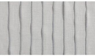 Crate & Barrel Kendal Grey Striped Curtains