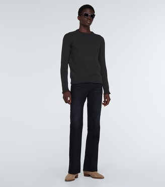 Saint Laurent Destroyed knit sweater - ShopStyle