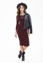 Thumbnail for your product : Forever 21 Marled Midi Dress