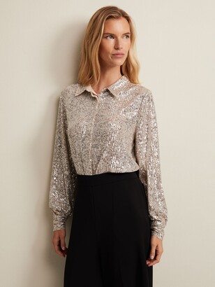 Phase Eight Women's Sequin Tops | ShopStyle UK