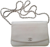 Thumbnail for your product : Chanel Silver Caviar Leather Sevruga Wallet On Chain