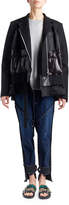 Thumbnail for your product : Sacai Stand-Collar Zip-Front Coat with Puffer Combo