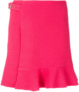 Thumbnail for your product : Moschino Boutique buckle wrap skirt